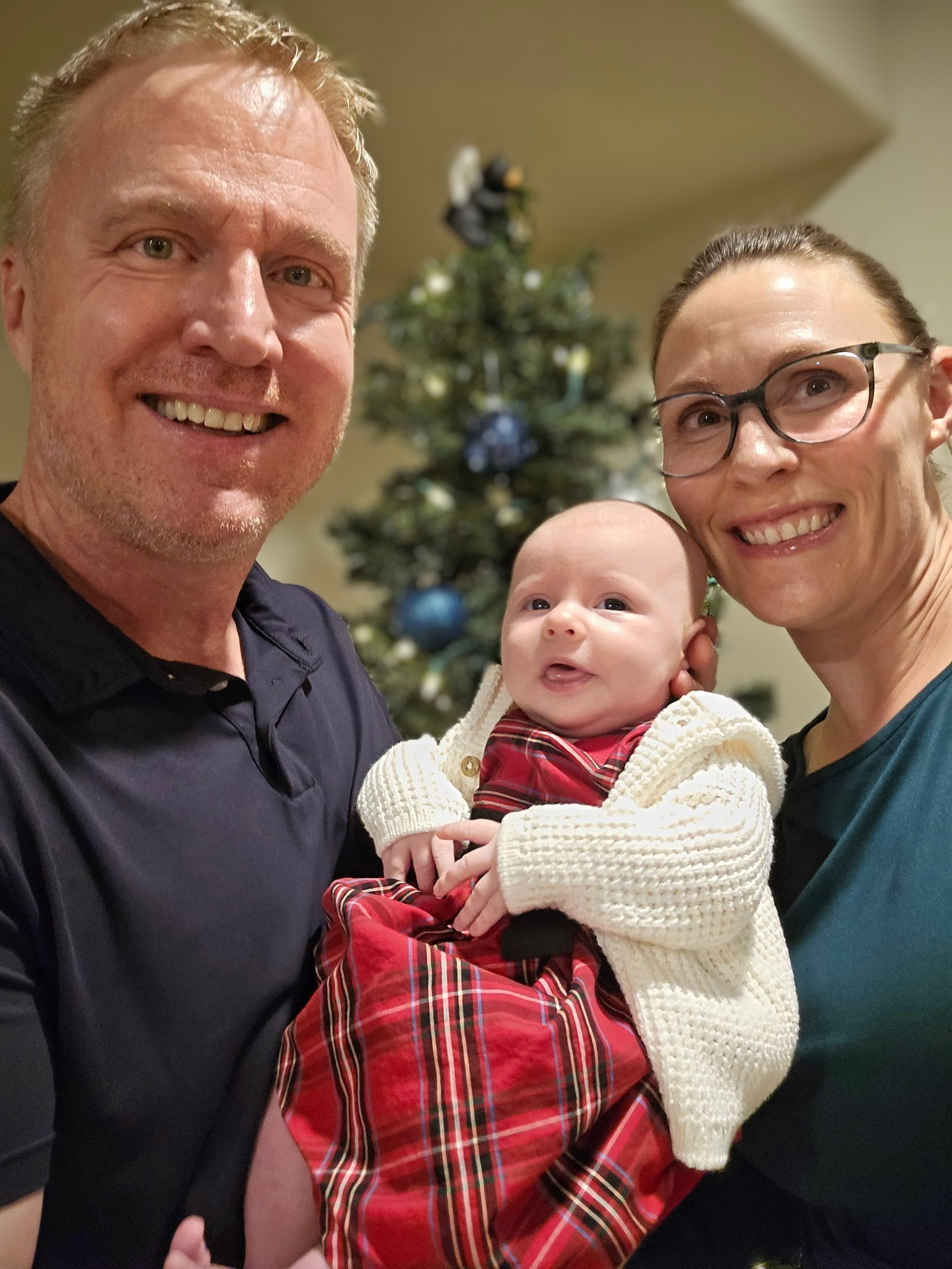 Mike and Angela with their daughter